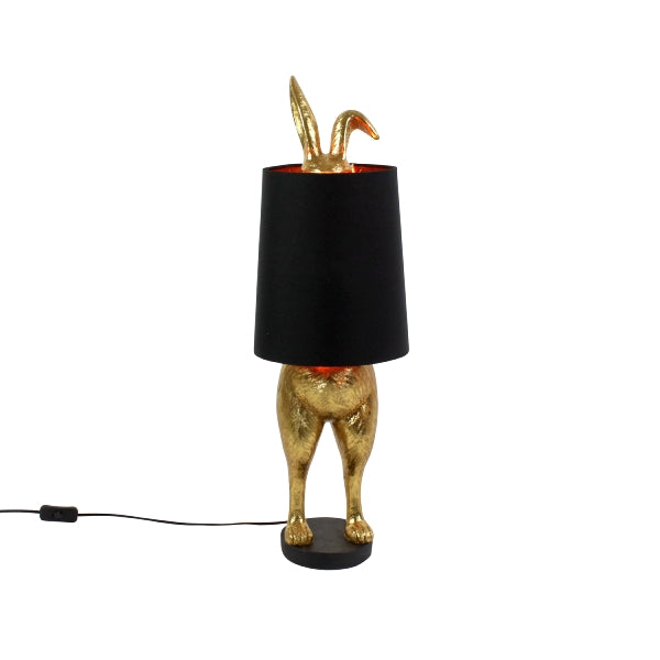 Tischleuchte Kitty - Schwarz/Gold