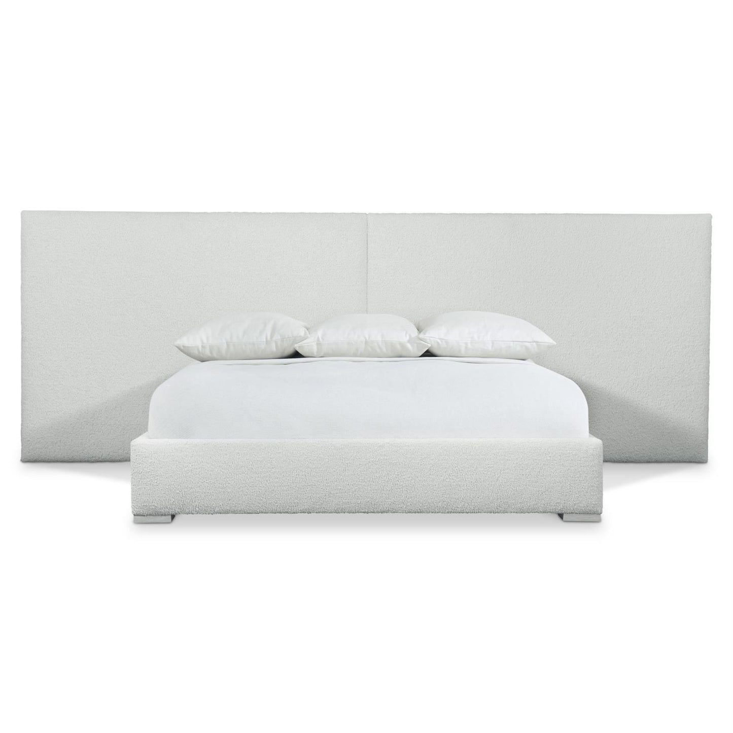 Hotelbett mit großem Kopfteil integriertem boxspring