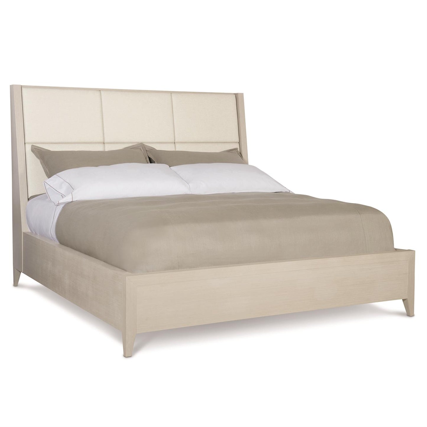 Exklusives Hotelbett Manuel  Holzrahmen undmit integriertem Boxspring