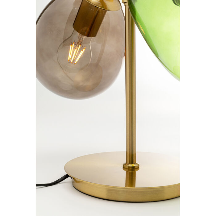 
                  
                    Bloom Kugel – Skulpturale Tischlampe mit Farbglas für stilvolle Räume
                  
                