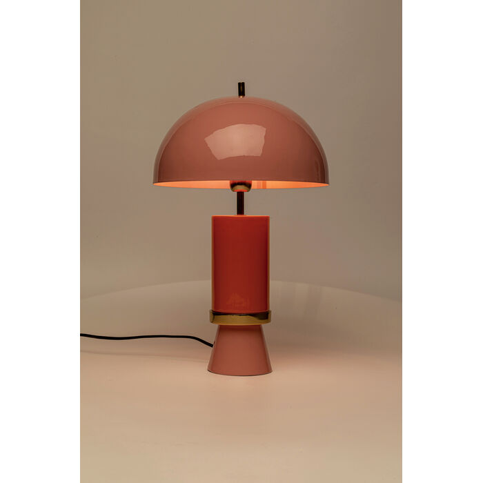 
                  
                    Tischlampe Lilly– Retro-Chic in Rosa & Orange für stilvolle Hotelräume
                  
                