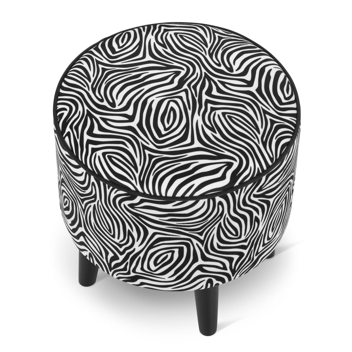 Fußhocker Zebra