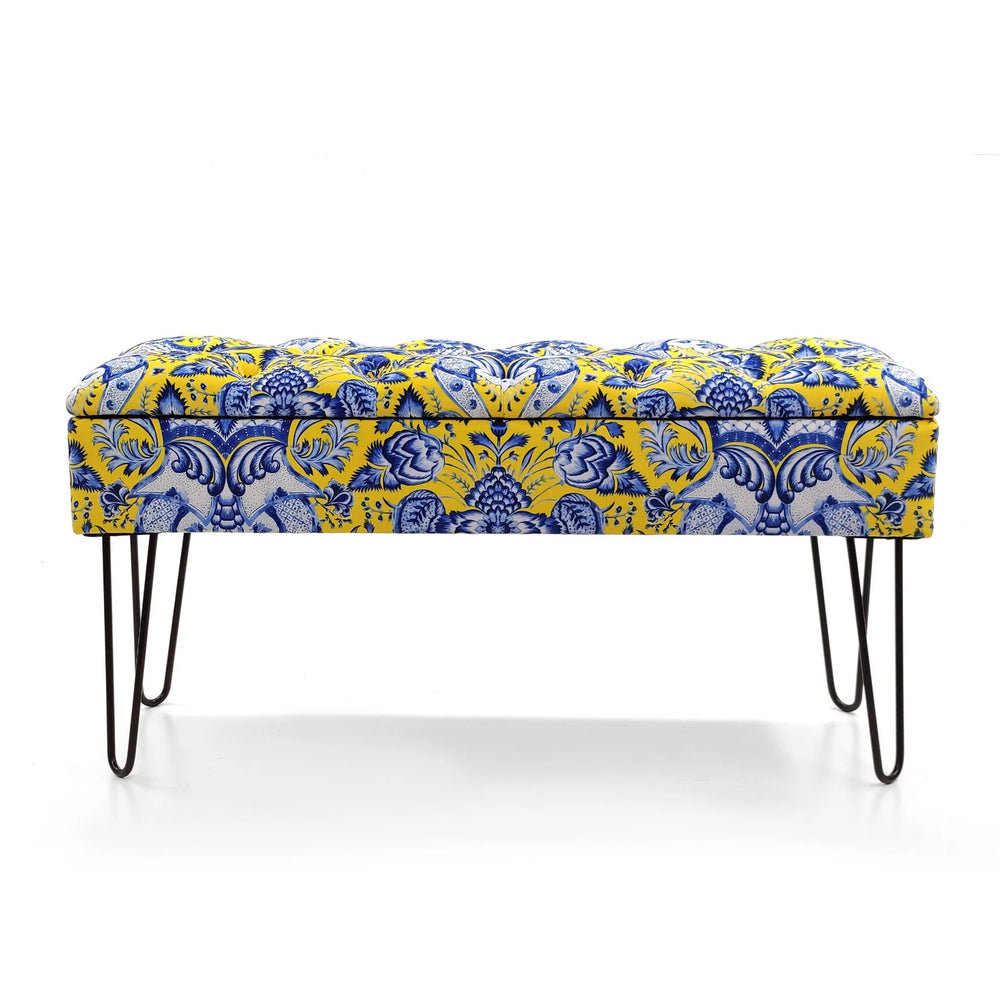 Hocker Yellow Fleur