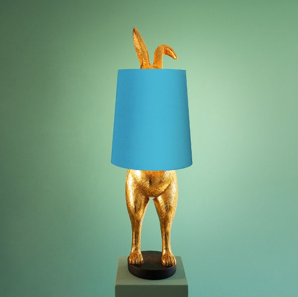 Tischleuchte Hello Gold/Blau