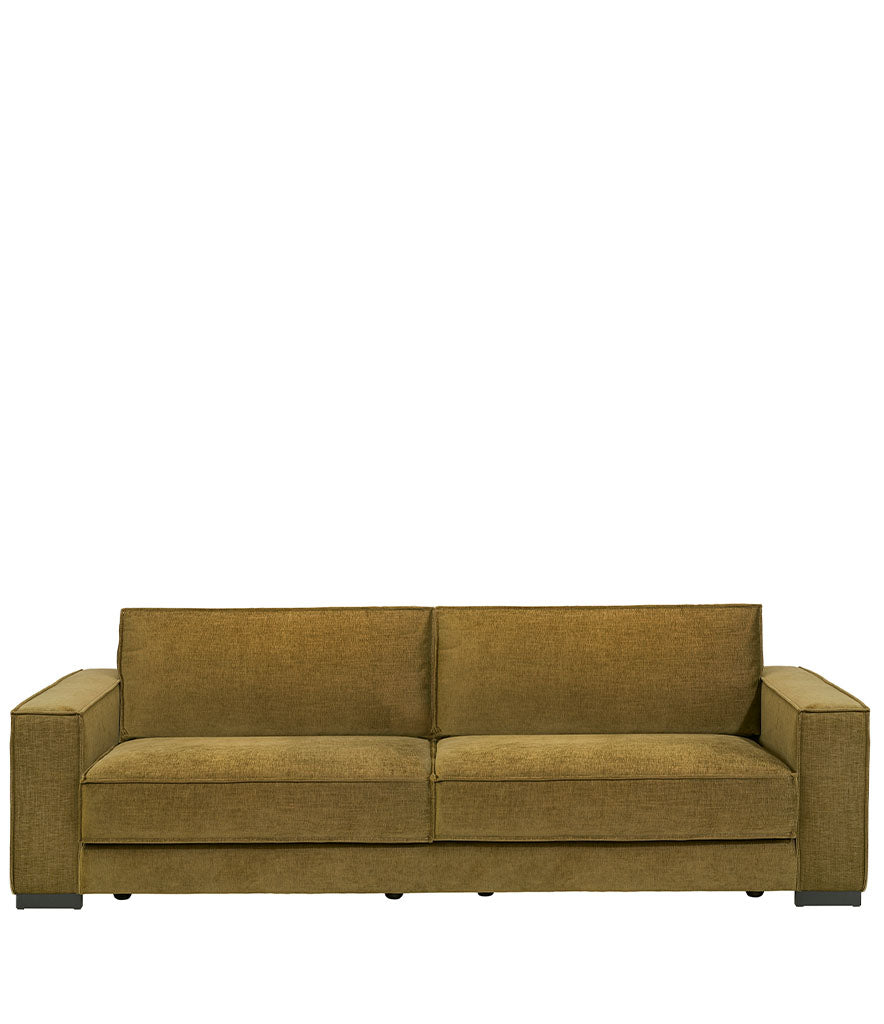 Sofa Big Ben - Stoff gold-braun