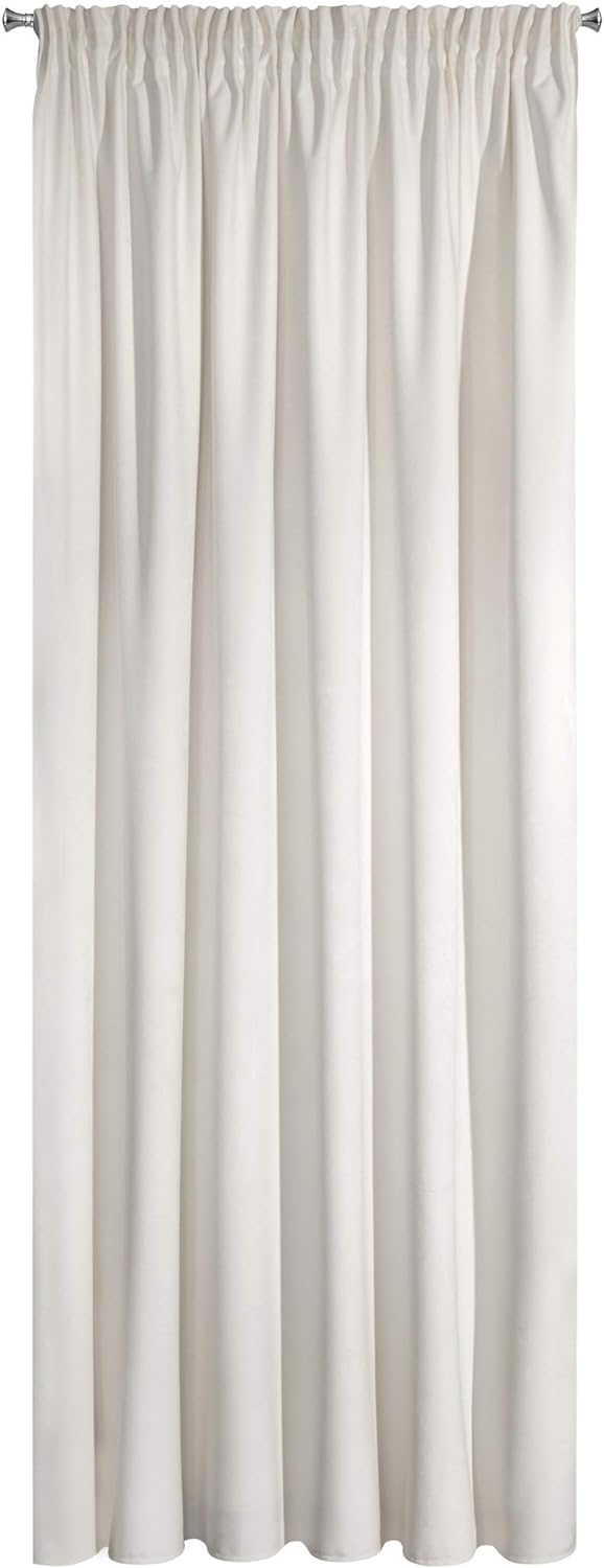 Vorhang Samt Beige
