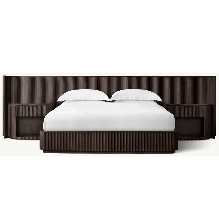 Bett Eleganto Bett komplett inkl Nachttische